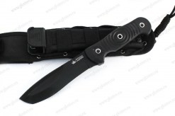 Туристический нож Vendetta AUS-8 Black Titanium