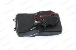 Шейный нож Amigo X AUS-8 Black Titanium