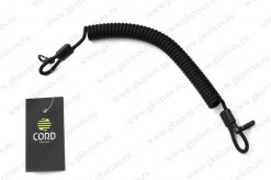 Страховочный тренчик из паракорда с карабинами (Black) арт.0629.169