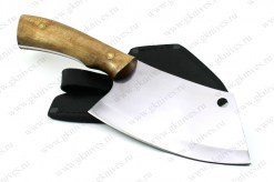 Тяпка для мяса КОК-2 сталь 65х13, рукоять орех арт.0251.2