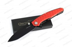 Нож складной Gentleman Knives Корсар / Corsair красный, черный клинок