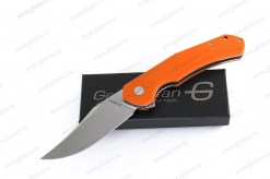 Нож складной Gentleman Knives Клык / Fang оранжевый