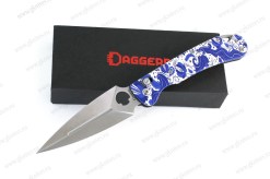 Нож складной Daggerr Стрела / Arrow тонкий, гжель арт.4122026