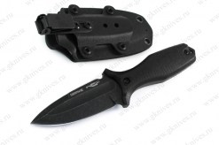 Нож скрытого ношения с фиксированным клинком Grave Blackwash арт.0440.36