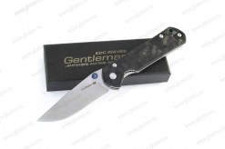 Нож складной Gentleman Knives Охотник / Huntsman черный карбон