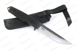 Нож Якут сталь 65х13, рукоять эластрон черный арт.3882026