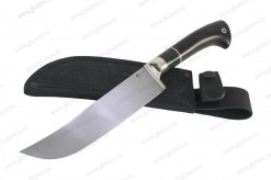 Нож Узбекский VG-10 мельхиор, стаб.кап, черное дерево арт.0947.249
