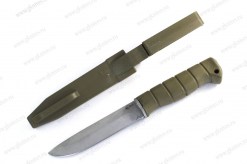 Нож Ястреб 95х18, рукоять Elastron, чехол пластик арт.0947.234